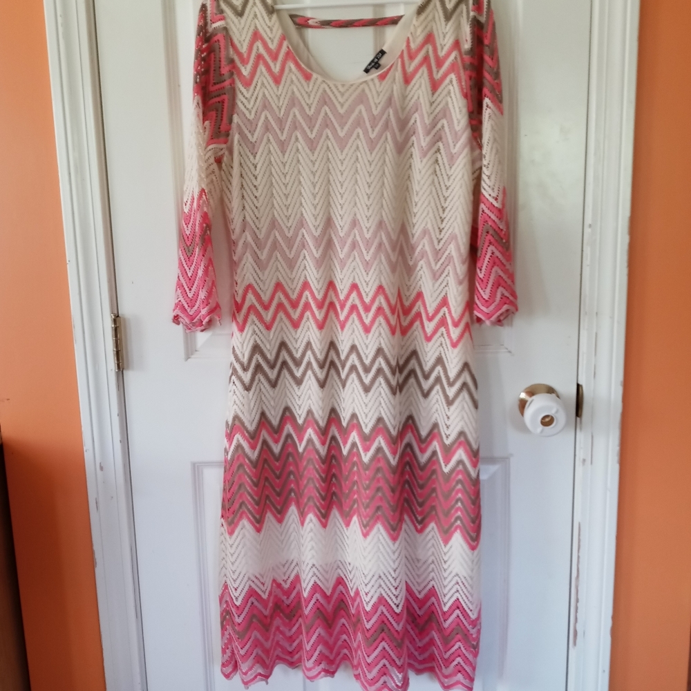 NWOT Boho Crochet Dress Lagenlook